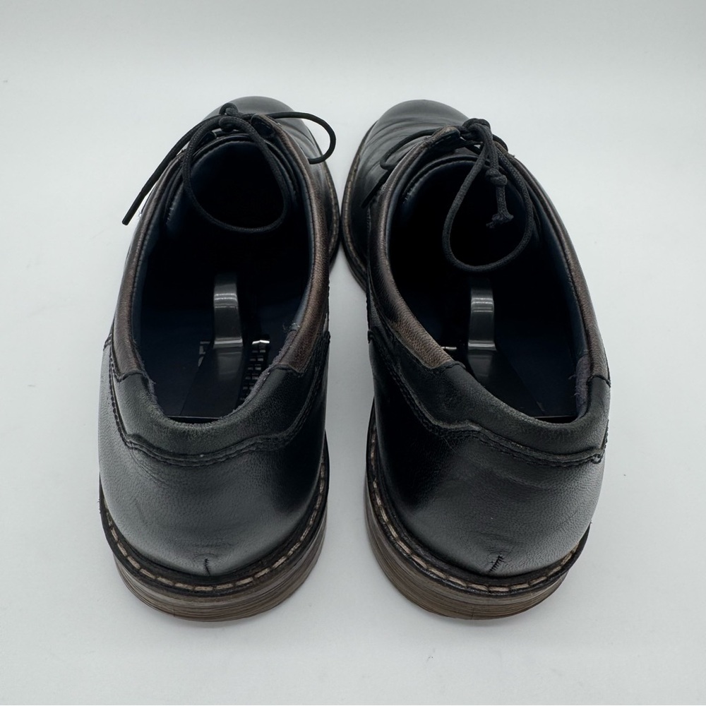 Josef Seibel Earl Black Leather Oxford Size 45/11-11.5 - Picture 6 of 15